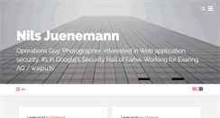 Desktop Screenshot of nilsjuenemann.de
