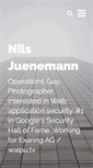 Mobile Screenshot of nilsjuenemann.de