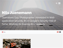 Tablet Screenshot of nilsjuenemann.de